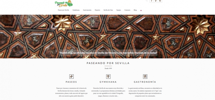 Web de «Paseando por Sevilla»